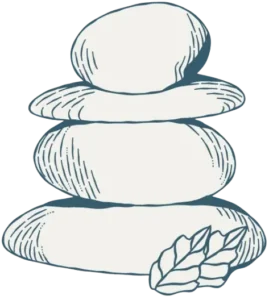 Imagen decorativa de piedras zen